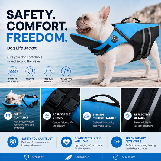FloatGuard™ Dog Life Jacket with Head Support