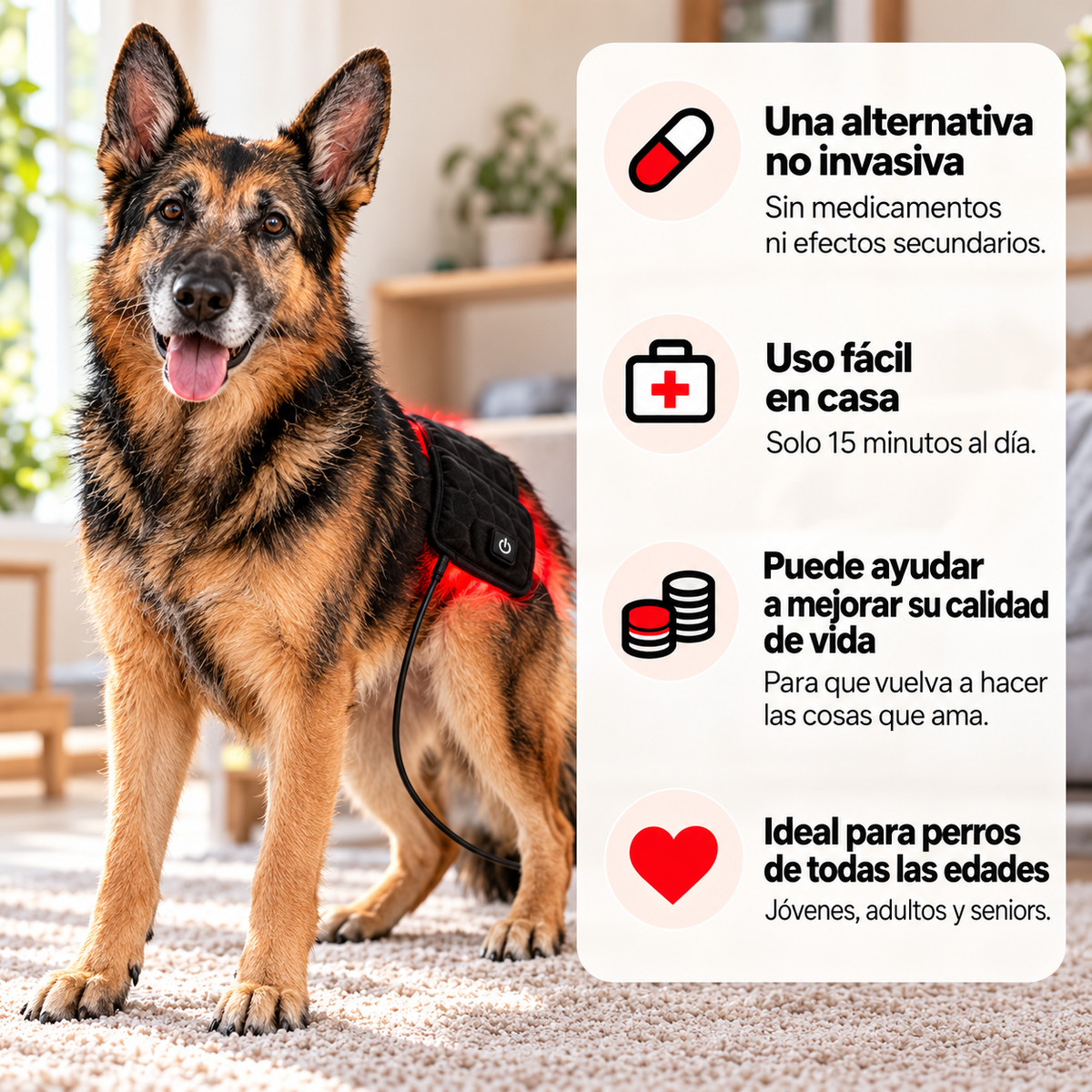 LumaPaw™ Terapia de Luz Roja para Articulaciones y Movilidad